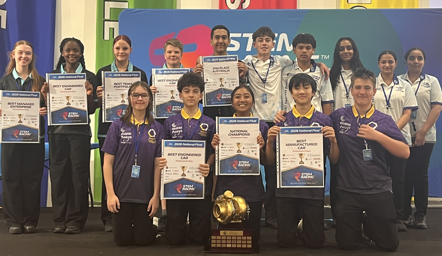 Quantum Racing at the 2026 National Finals with awards